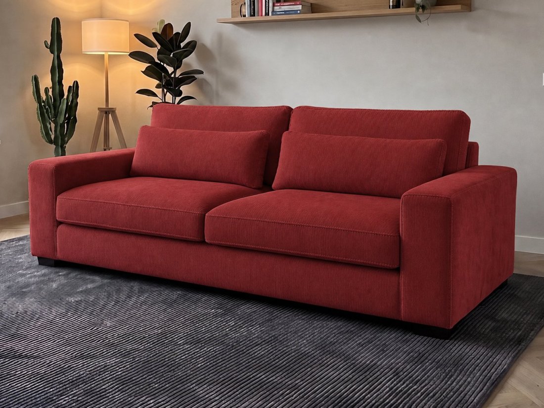 Merselo 2 Zits in rood – kleurimpressie – A-meubel