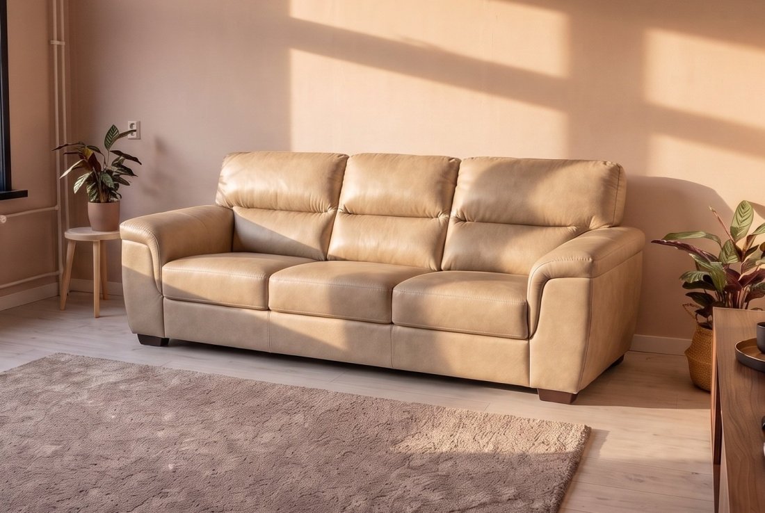 3 zits bank Oostrum 3 Zits in beige – foto 2 – A-meubel