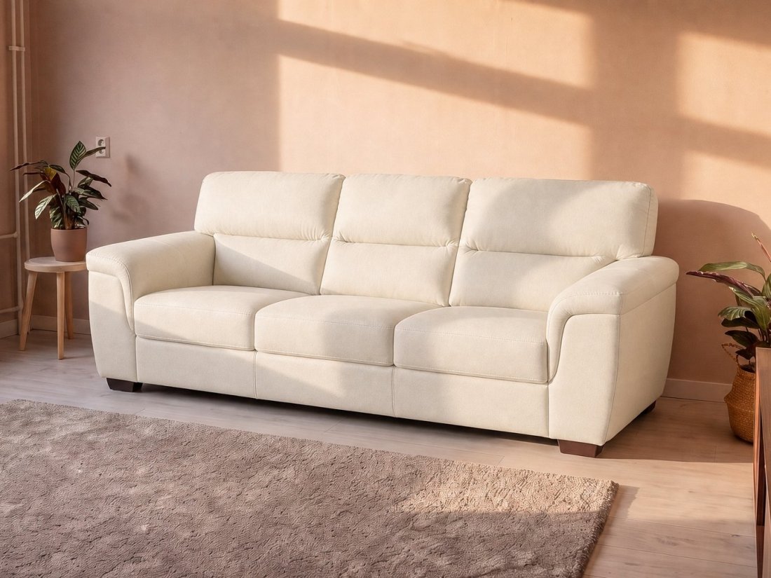Oostrum 3 Zits in creme – kleurimpressie – A-meubel