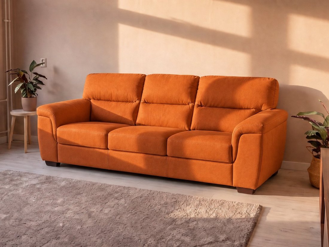 Oostrum 3 Zits in oranje – kleurimpressie – A-meubel