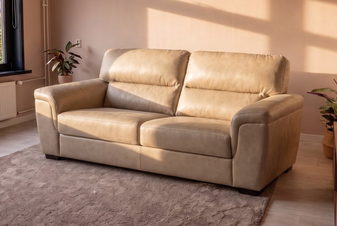 Rechte bank Oostrum Bankstel 2 Zits in beige – foto 2 – A-meubel
