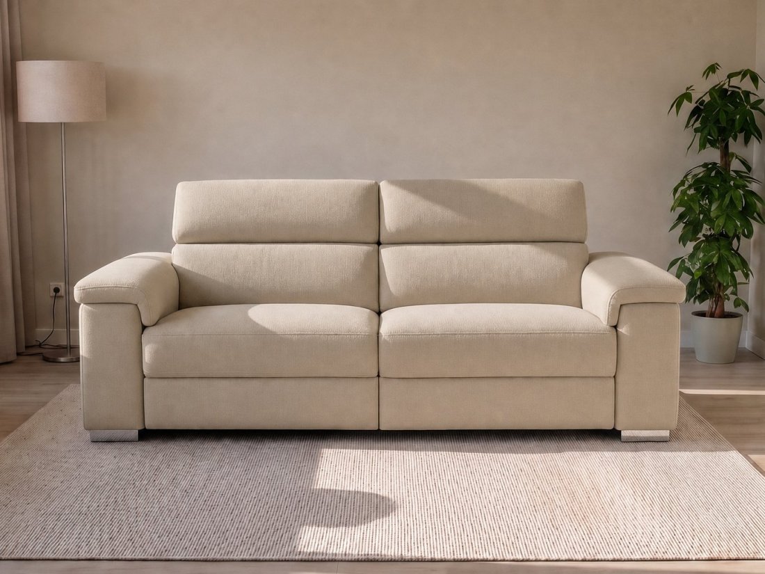 Oostvoorne 2.5 zits in beige – kleurimpressie – A-meubel
