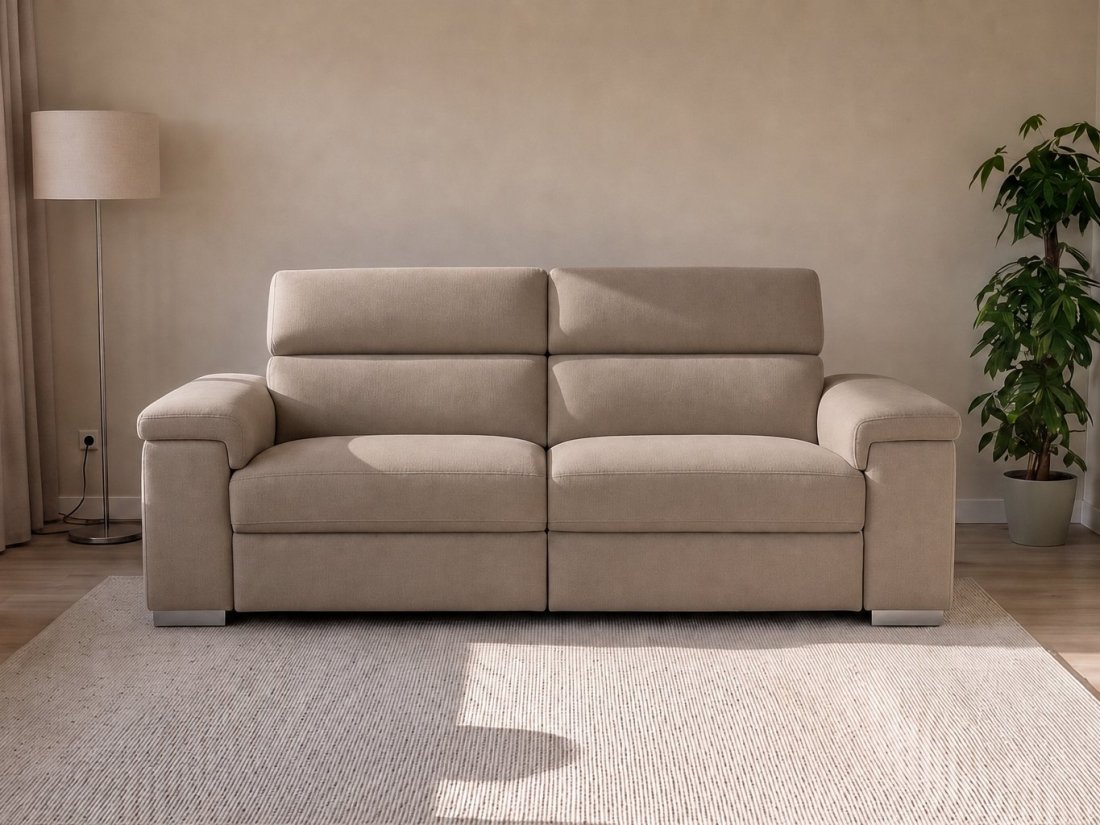 Oostvoorne 2 zits (2-Delige) in taupe – kleurimpressie – A-meubel