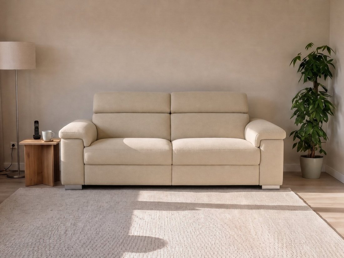 Oostvoorne 3 zits in beige – kleurimpressie – A-meubel