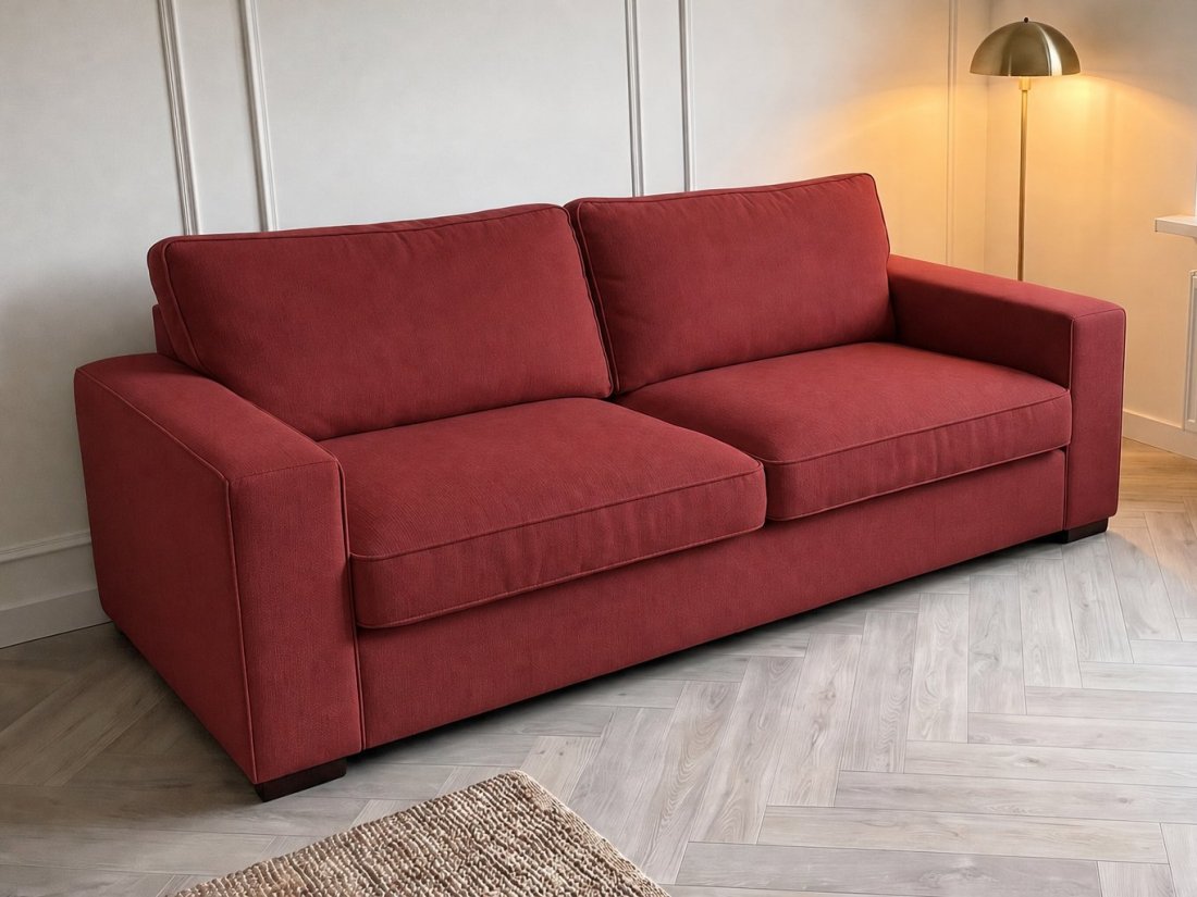 Oudenbosch 2 Zits in rood – kleurimpressie – A-meubel