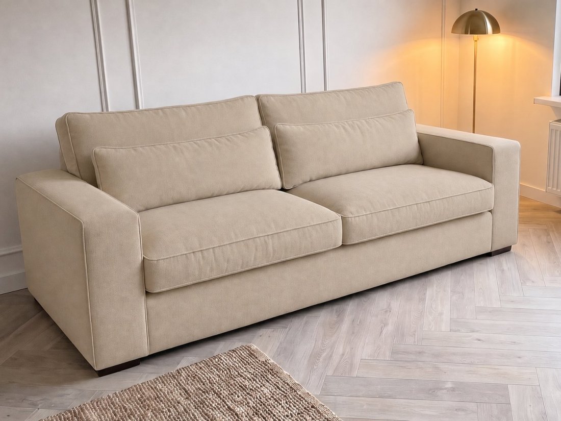 Oudenbosch 3 Zits in beige – kleurimpressie – A-meubel