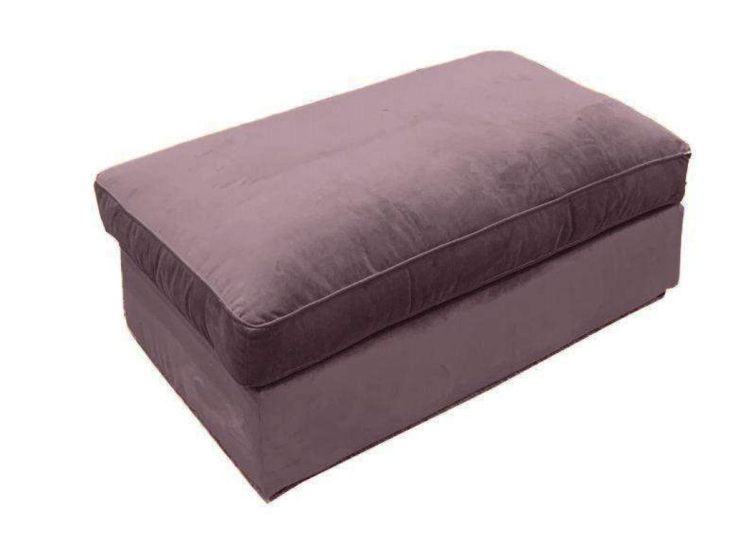 Oudenbosch Hocker B96 x D96 x H42cm Paars – A-meubel