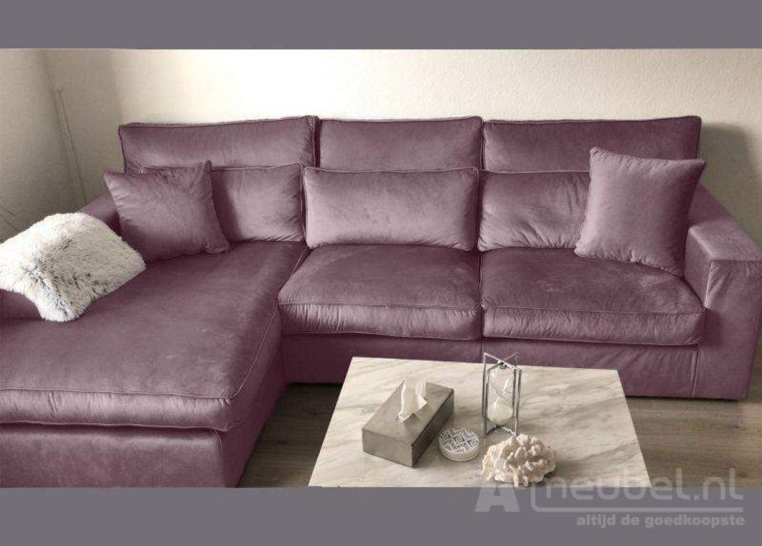 Oudenbosch Longchair Paars – A-meubel