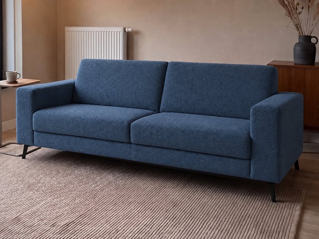 Pingjum 3 Zits Bank in blauw – kleurimpressie – A-meubel