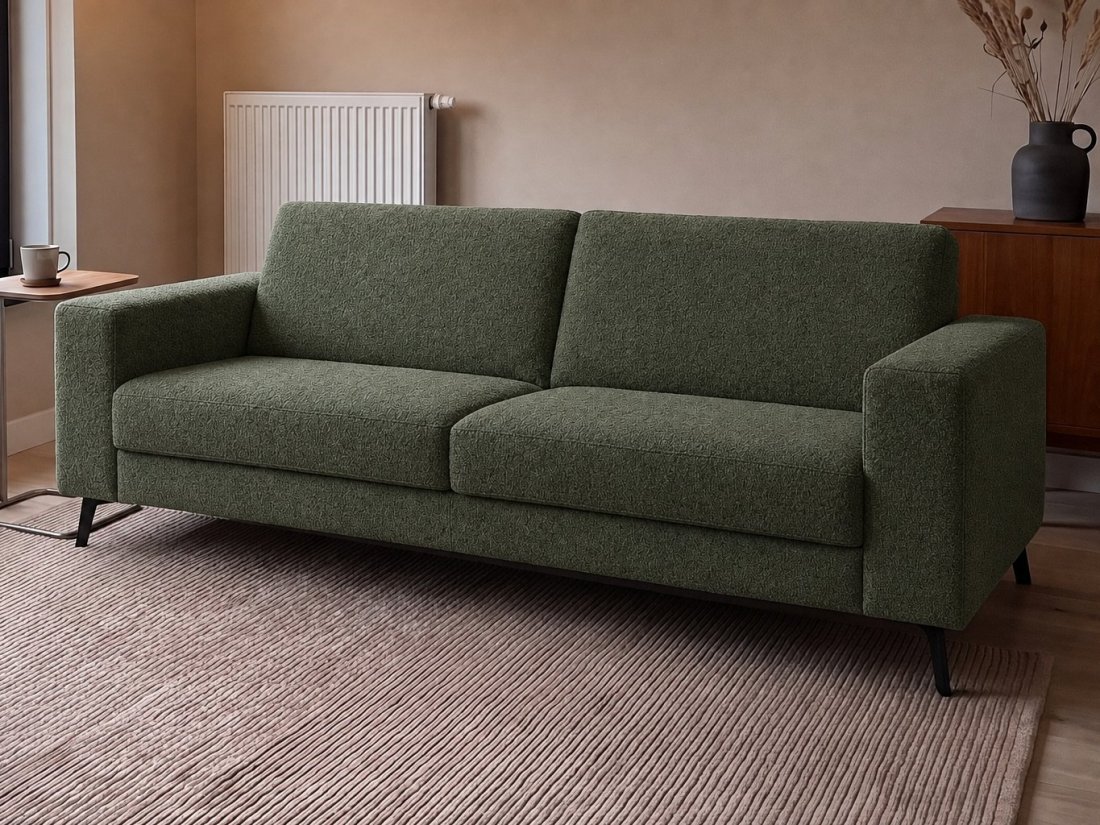 Pingjum 3 Zits Bank in groen – kleurimpressie – A-meubel
