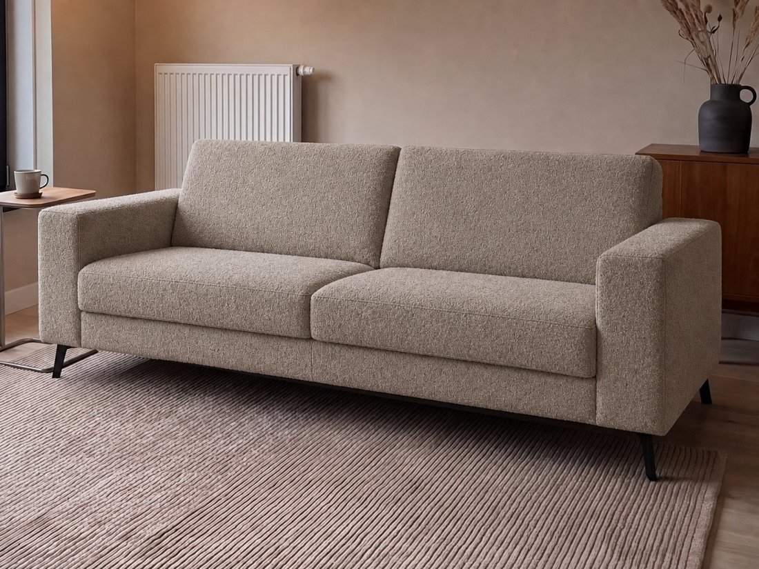 Pingjum 3 Zits Bank in taupe – kleurimpressie – A-meubel