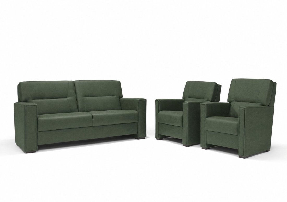 Purmerend Fauteuil - Rug: Laag in groen – kleurimpressie – A-meubel
