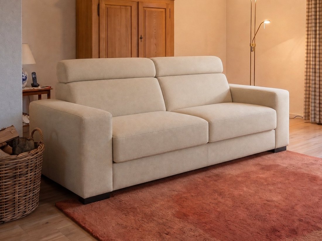 Raalte 2.5 Zits in beige – kleurimpressie – A-meubel
