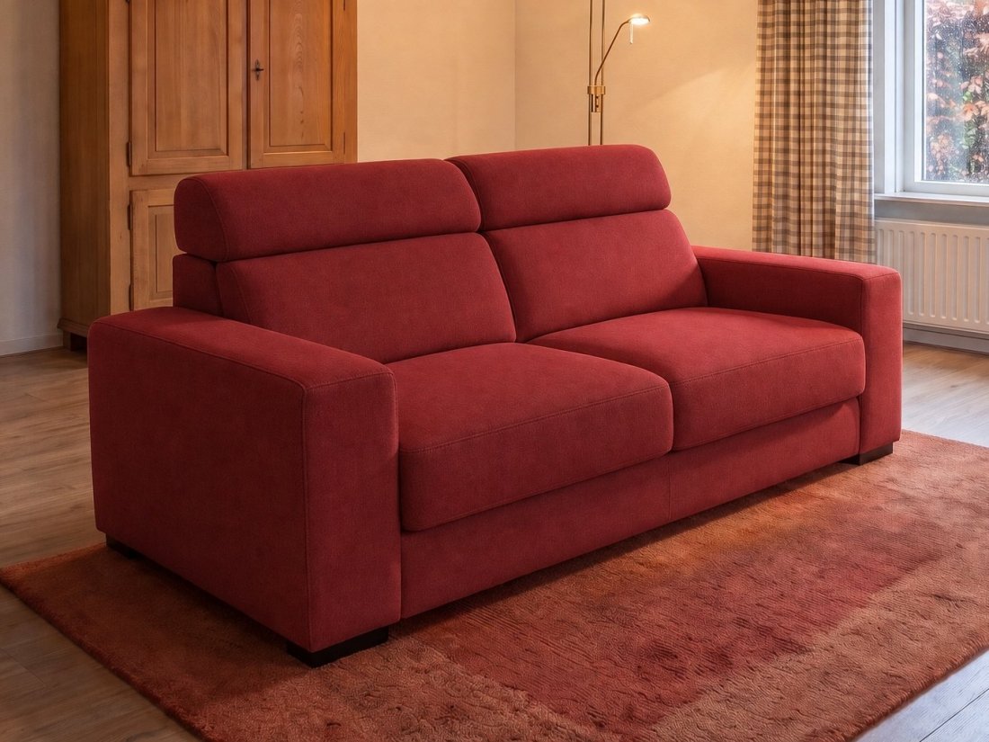 Raalte 2 Zits in rood – kleurimpressie – A-meubel