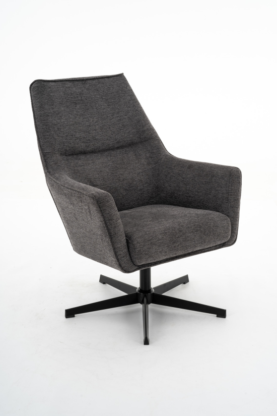 Relaxfauteuil Bussum – grijs relaxfauteuil – A-meubel
