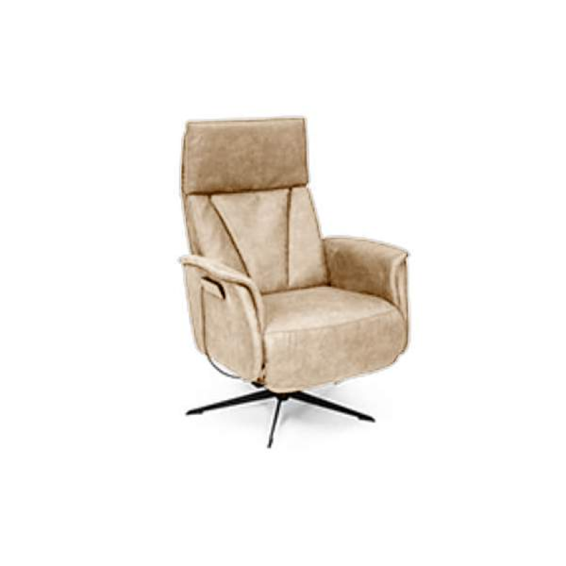 Relaxfauteuil Elst – zwart relaxfauteuil – A-meubel