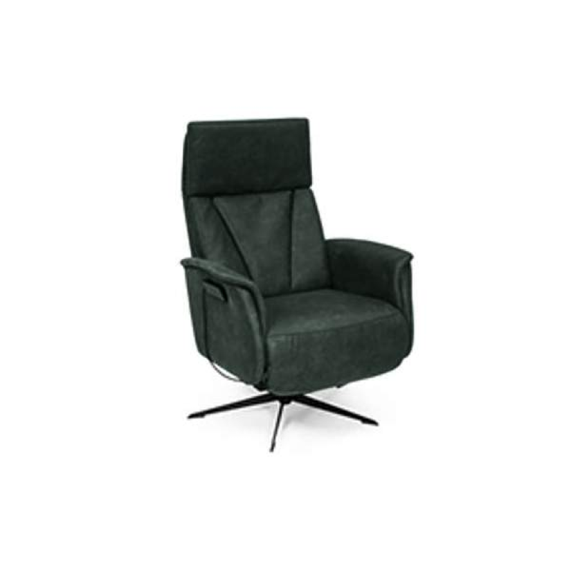 Relaxfauteuil Elst – zwart relaxfauteuil – A-meubel