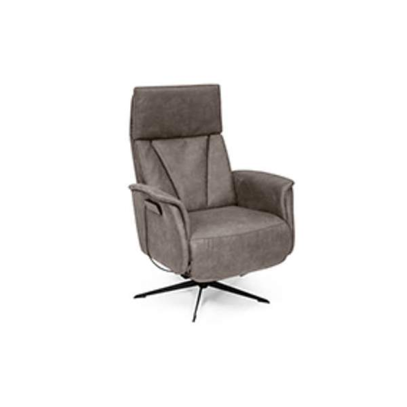 Relaxfauteuil Elst – zwart relaxfauteuil – A-meubel