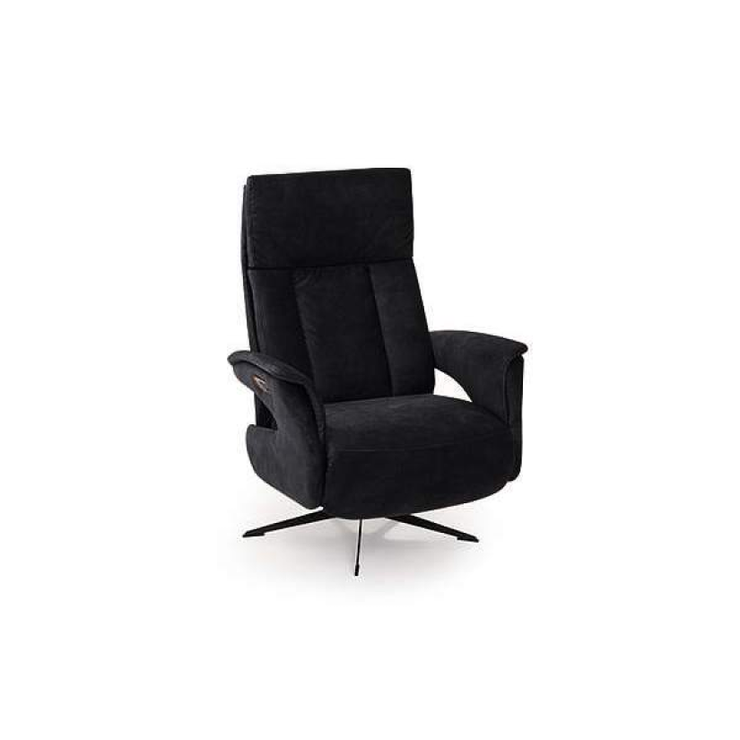 Relaxfauteuil Haarlo – zwart relaxfauteuil – A-meubel