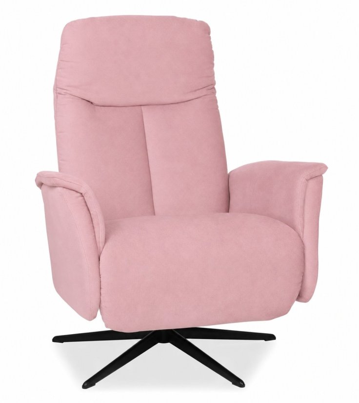 Relaxfauteuil Hekendorp in roze – kleurimpressie – A-meubel