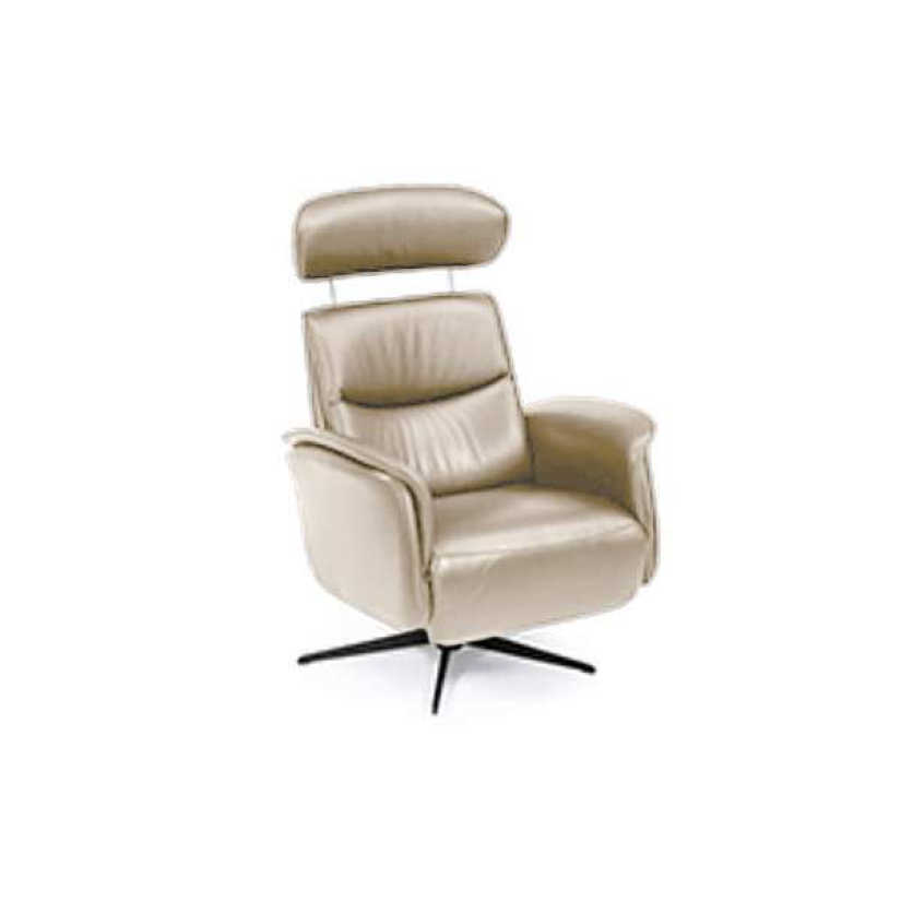 Relaxfauteuil Ijmuiden – zwart relaxfauteuil – A-meubel