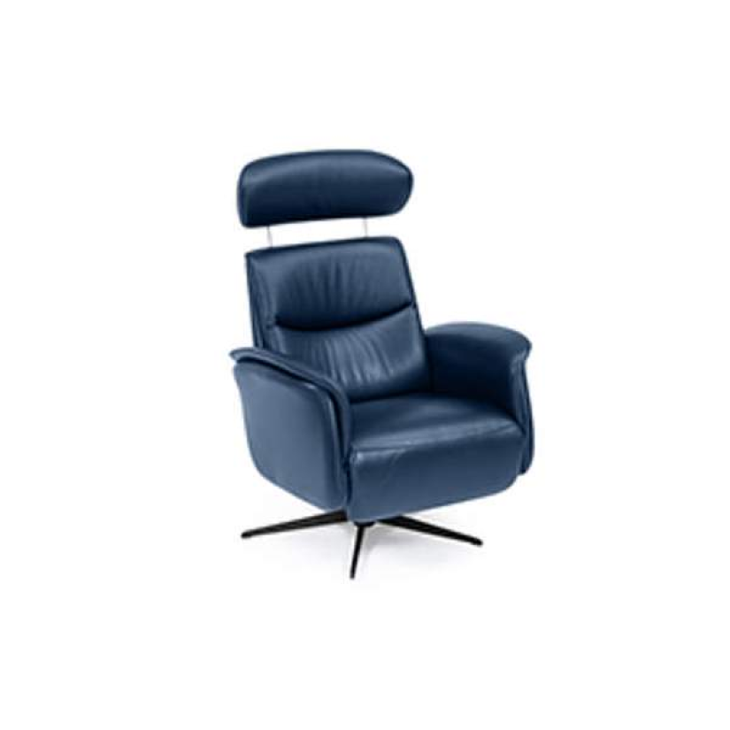 Relaxfauteuil Ijmuiden – zwart relaxfauteuil – A-meubel