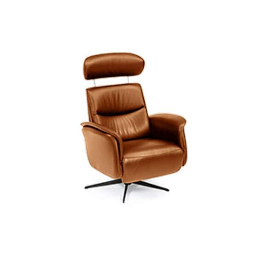 Relaxfauteuil Ijmuiden – zwart relaxfauteuil – A-meubel