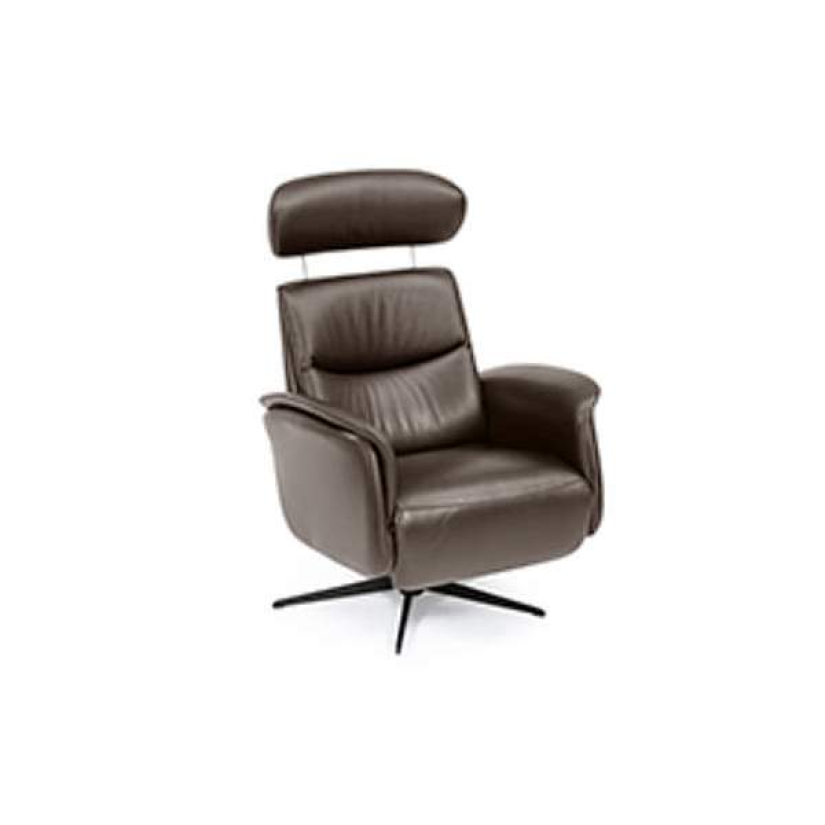 Relaxfauteuil Ijmuiden – zwart relaxfauteuil – A-meubel