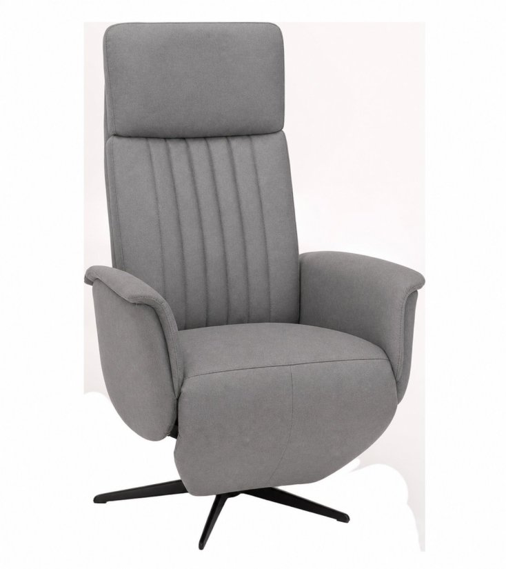 Relaxfauteuil Leerdam in grijs – kleurimpressie – A-meubel