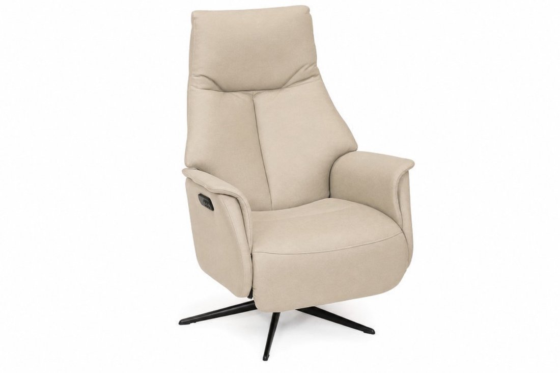 Relaxfauteuil Woerden in beige – kleurimpressie – A-meubel