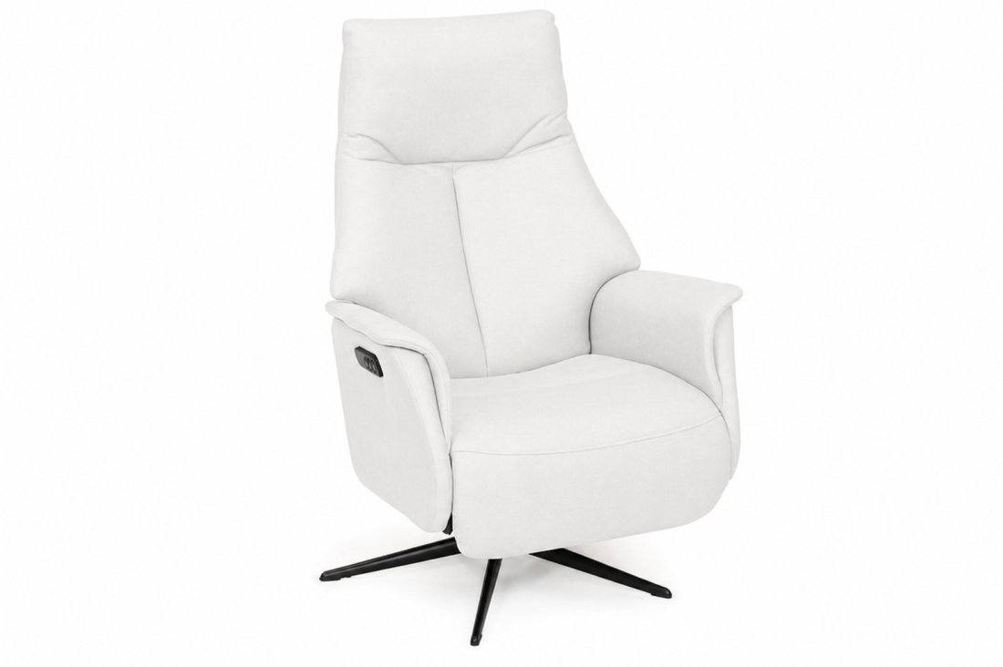 Relaxfauteuil Woerden in wit – kleurimpressie – A-meubel