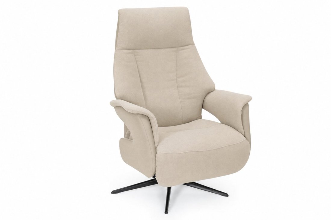 Relaxfauteuil Zierikzee in beige – kleurimpressie – A-meubel