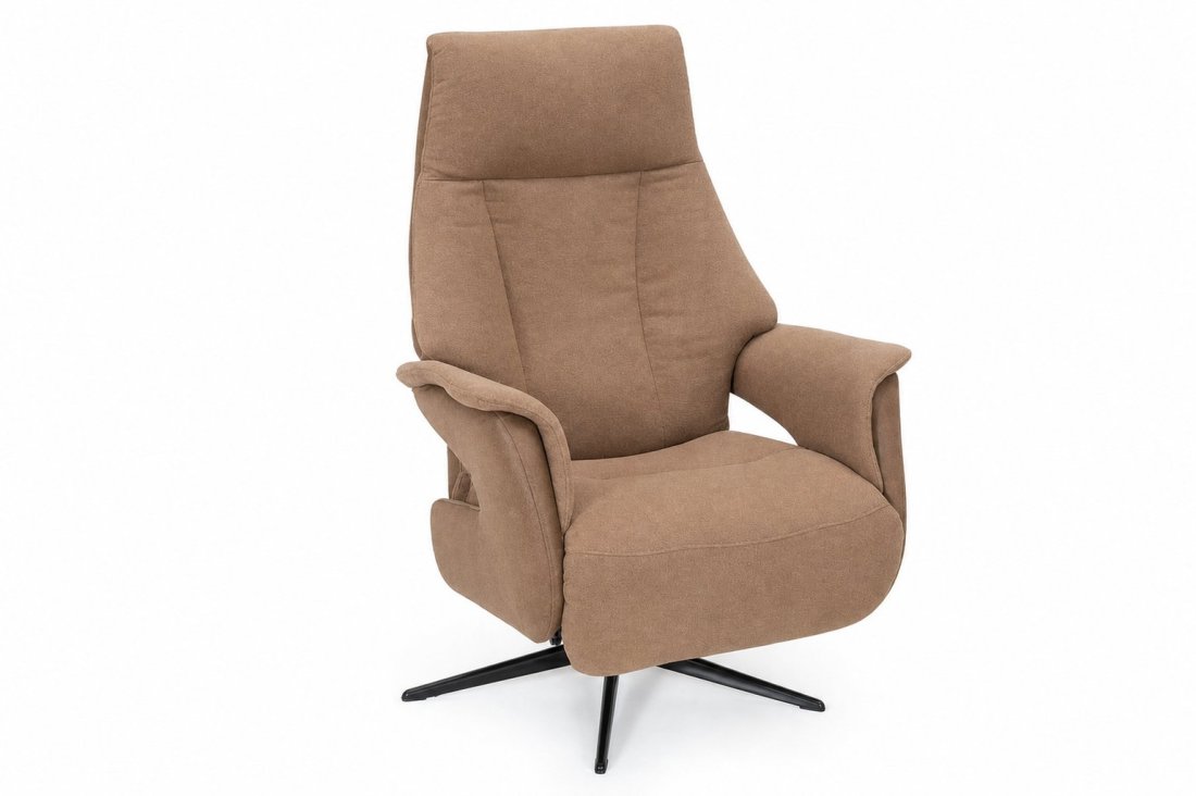 Relaxfauteuil Zierikzee in bruin – kleurimpressie – A-meubel