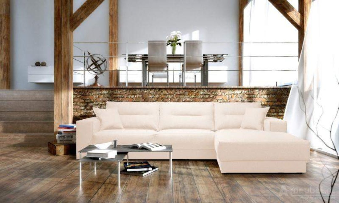 Venray Longchair Wit – A-meubel