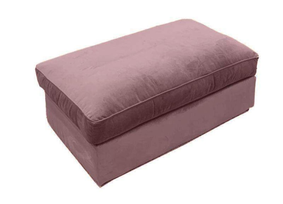 Oudenbosch Hocker B110 x D65 xH42cm Roze – A-meubel