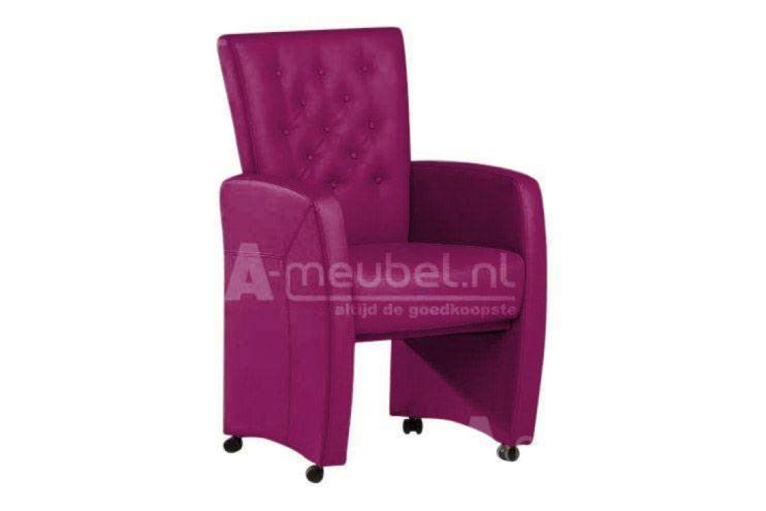Stoel Carina – wit eetkamerstoel – A-meubel
