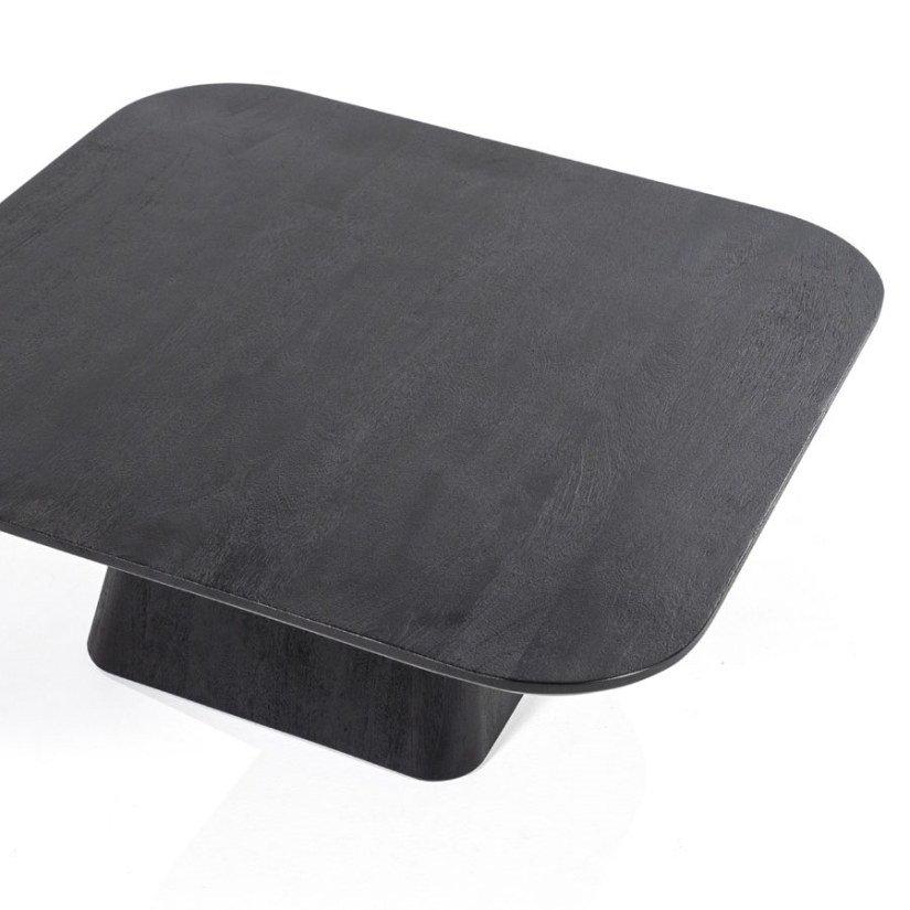 Salontafel Aron Vierkant - Zwart - 95770 80cm – foto 6 – A-meubel