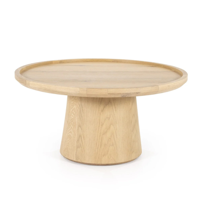 Salontafel Leia 80x32cm - Naturel - 96164 – A-meubel