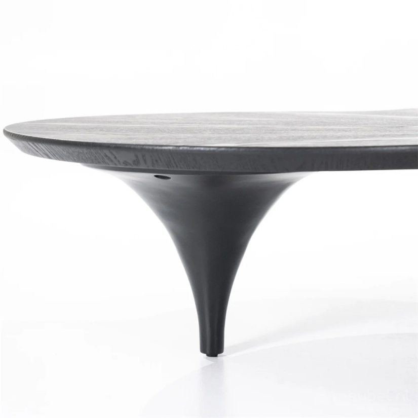 Salontafels Fay - 162x108x31cm - Zwart - 95971 – foto 3 – A-meubel