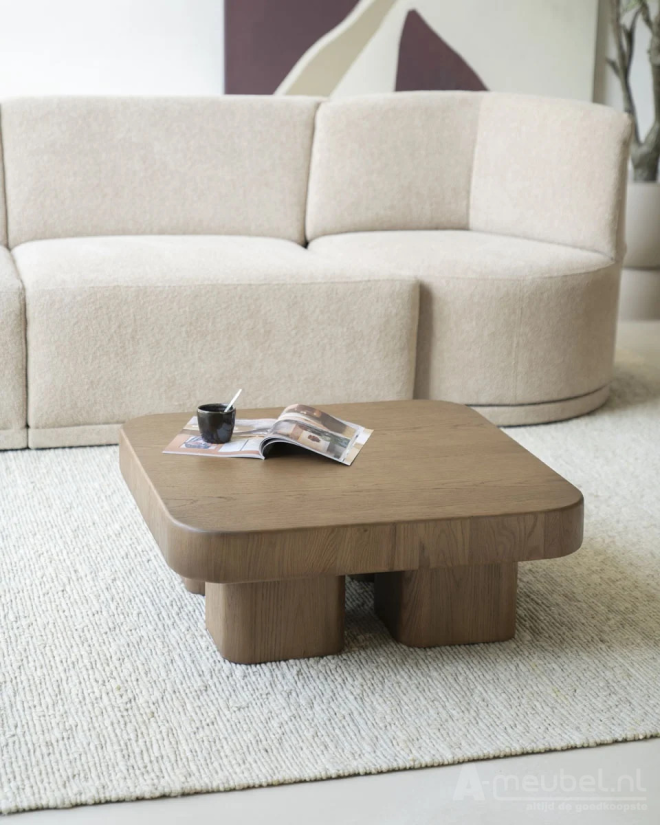 Salontafel Harmonie - 80cm - Bruin - 96225 – foto 7 – A-meubel