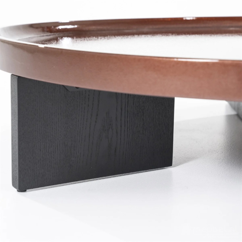 Salontafels Mayson - 120x120x25cm - Rood - 95972 – foto 2 – A-meubel
