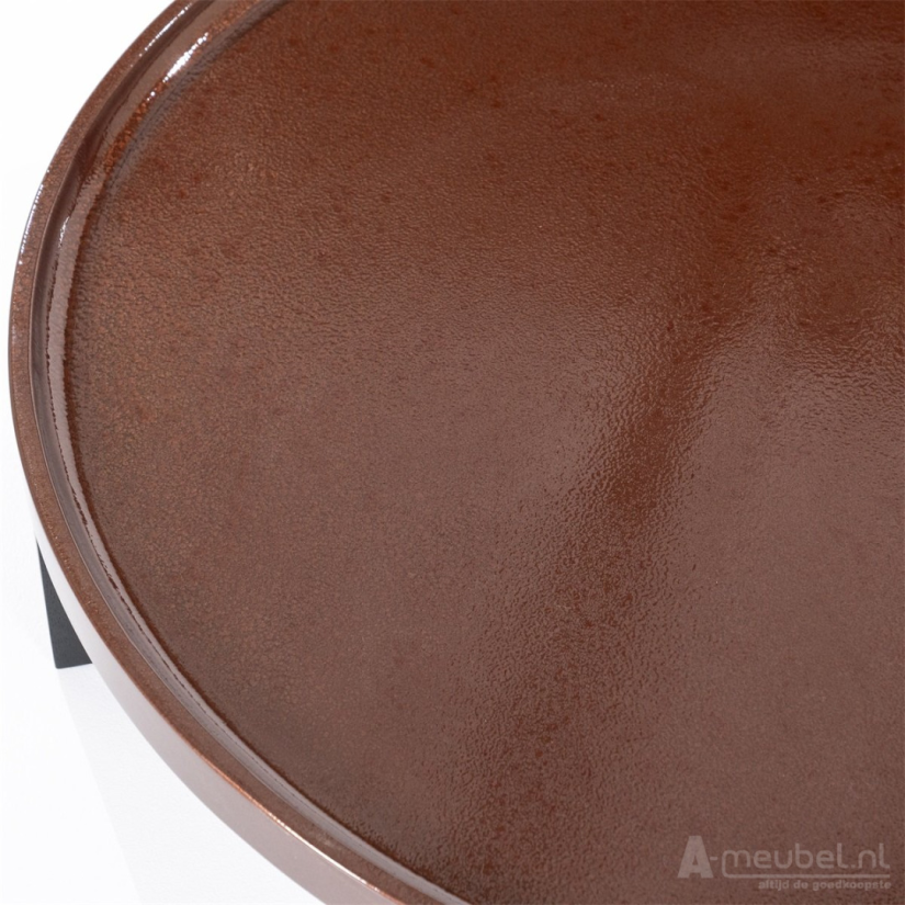 Salontafels Mayson - 120x120x25cm - Rood - 95972 – foto 3 – A-meubel