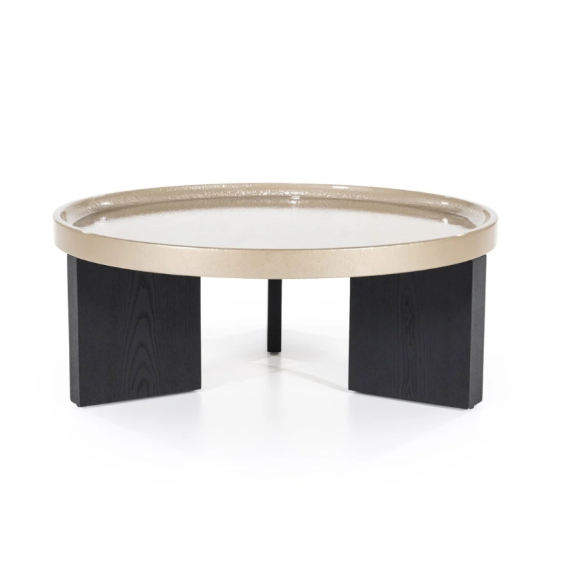 Salontafels Mayson - 90x90x35cm - Beige - 95975 – A-meubel