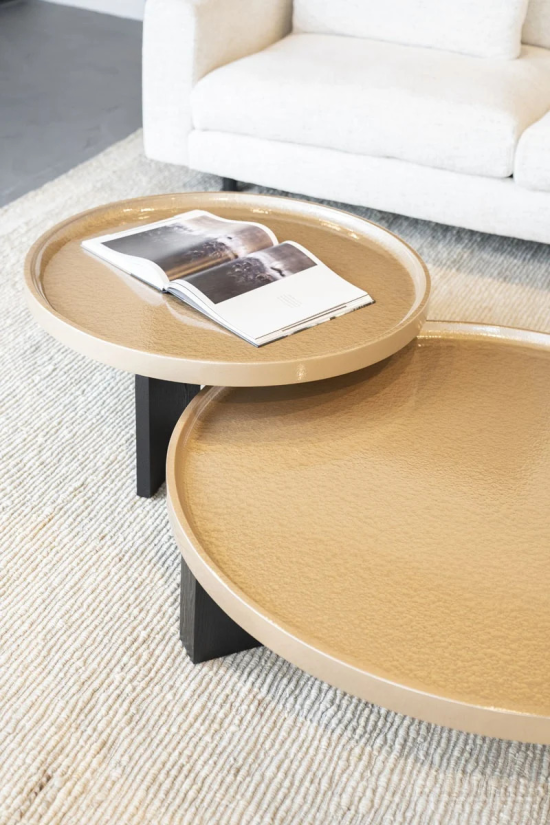 Salontafels Mayson - 90x90x35cm - Beige - 95975 – foto 5 – A-meubel