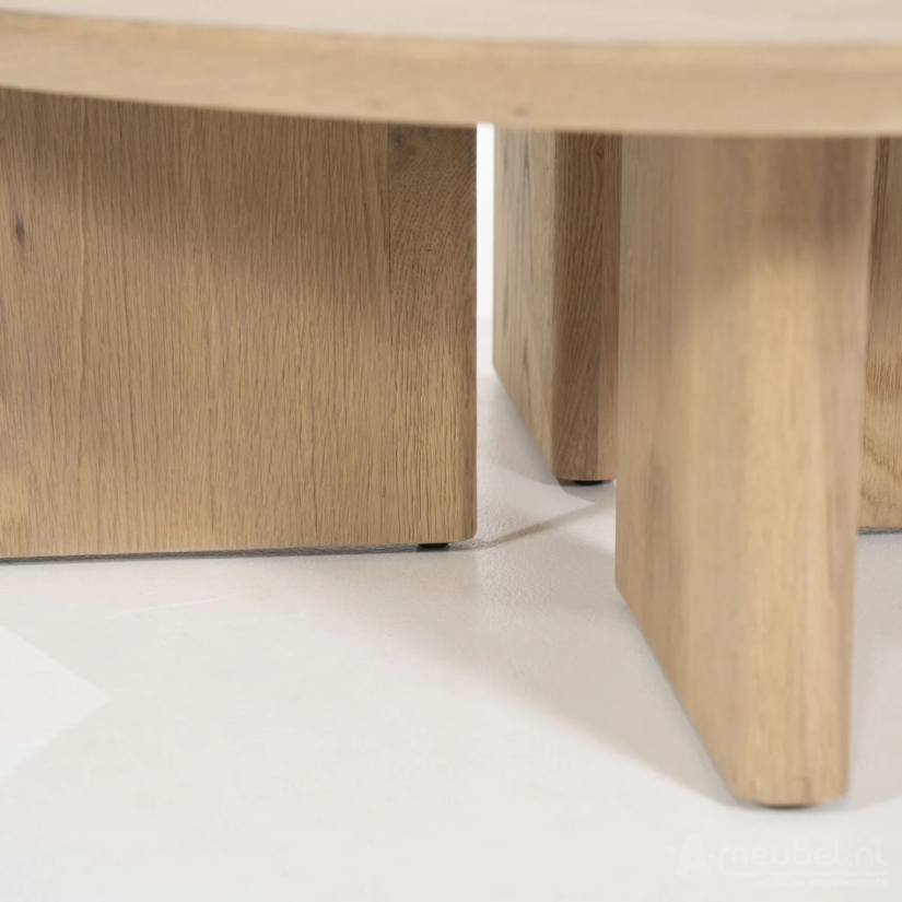 Salontafels Stef - 80cm - Naturel - 96196 – foto 4 – A-meubel