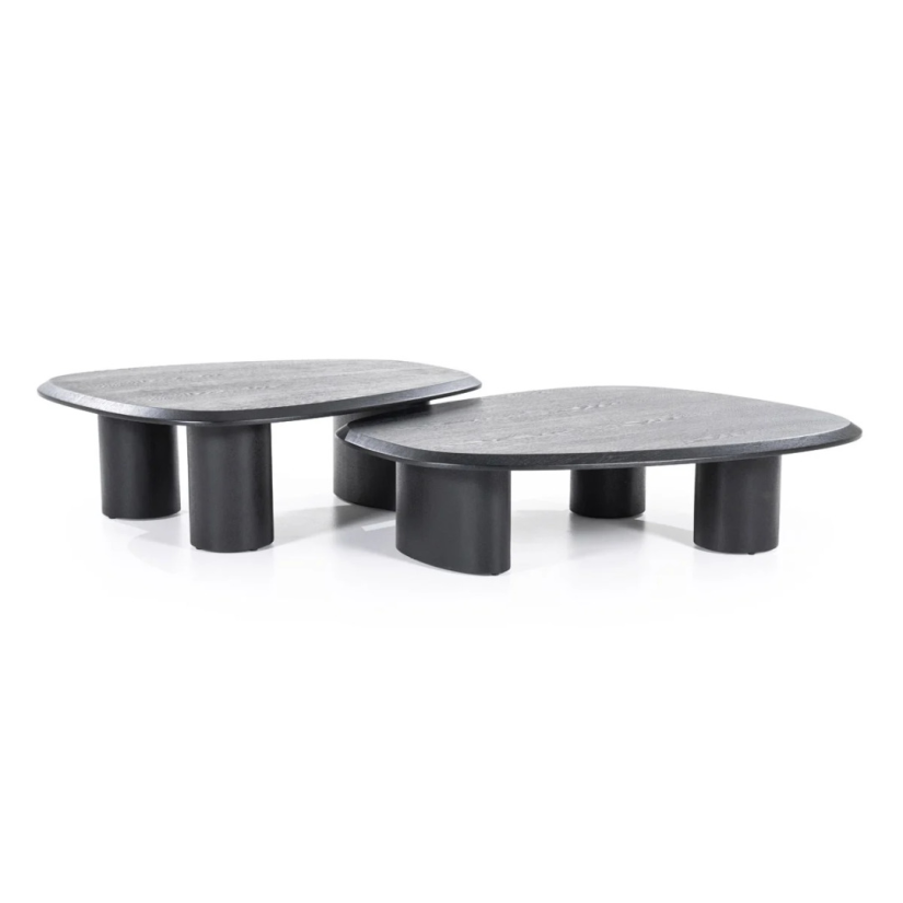 Salontafels Walter - 106x88x27cm - Zwart - 95979 – foto 3 – A-meubel