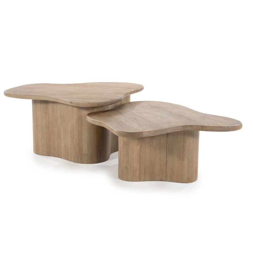 Salontafelset Fall- Naturel - 240218 75cm – A-meubel
