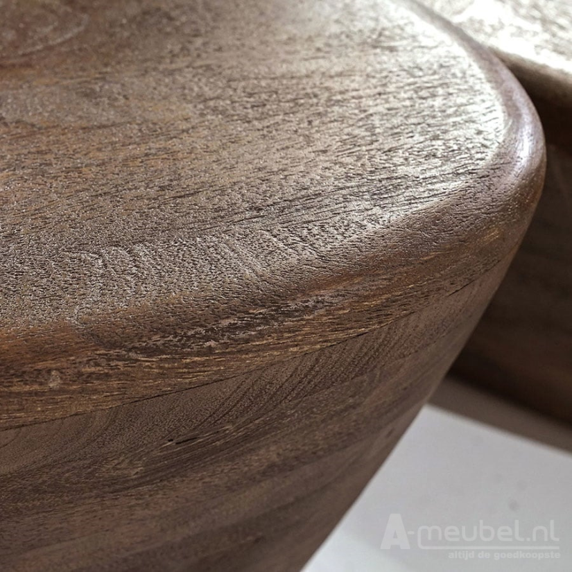 Salontafels Mila - 70x53x35cm - Bruin - 95812 – foto 8 – A-meubel