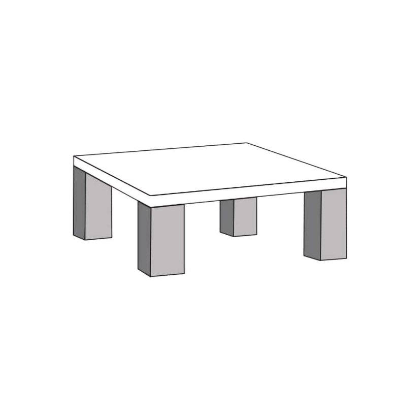 Salontafel T14-L Tegelen 137cm – A-meubel