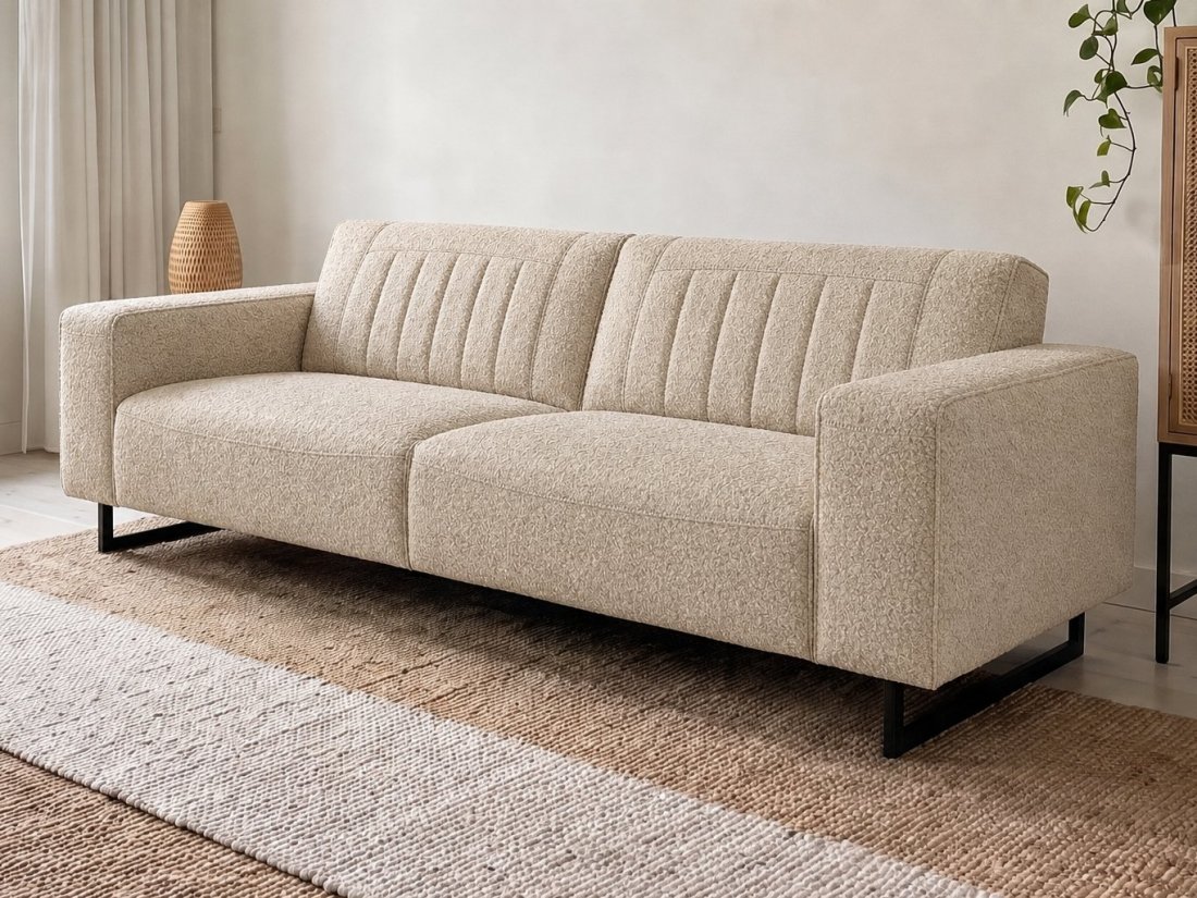 Scherpenisse 2 Zits Bank in beige – kleurimpressie – A-meubel